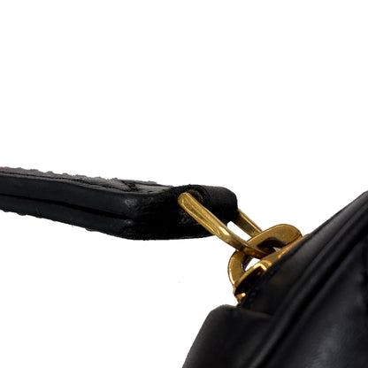 Louis Vuitton Black New Wave Heart Clutch Shoulder Bag M52796