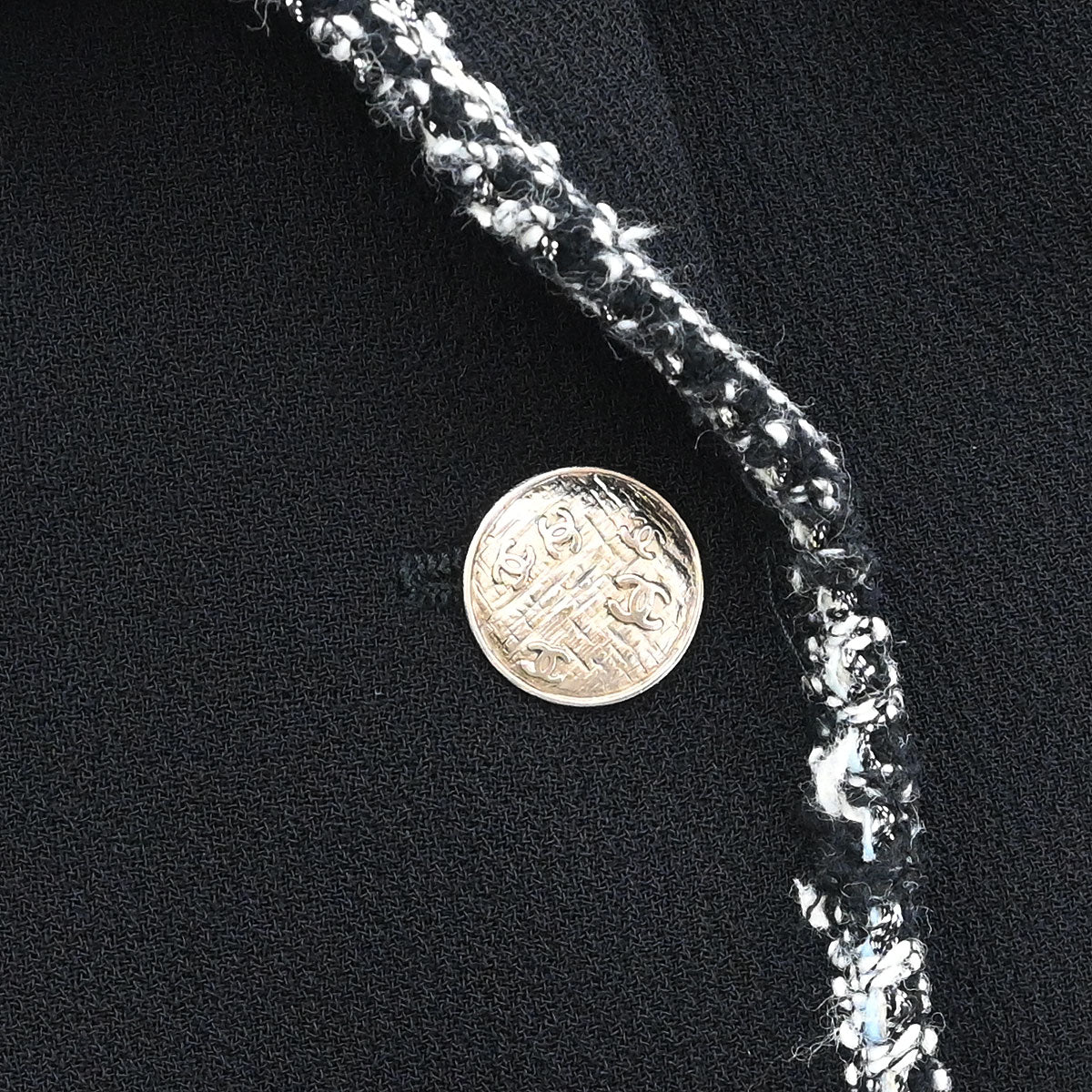 Chanel 2005 Emblem Single Breasted Jacket Black #42