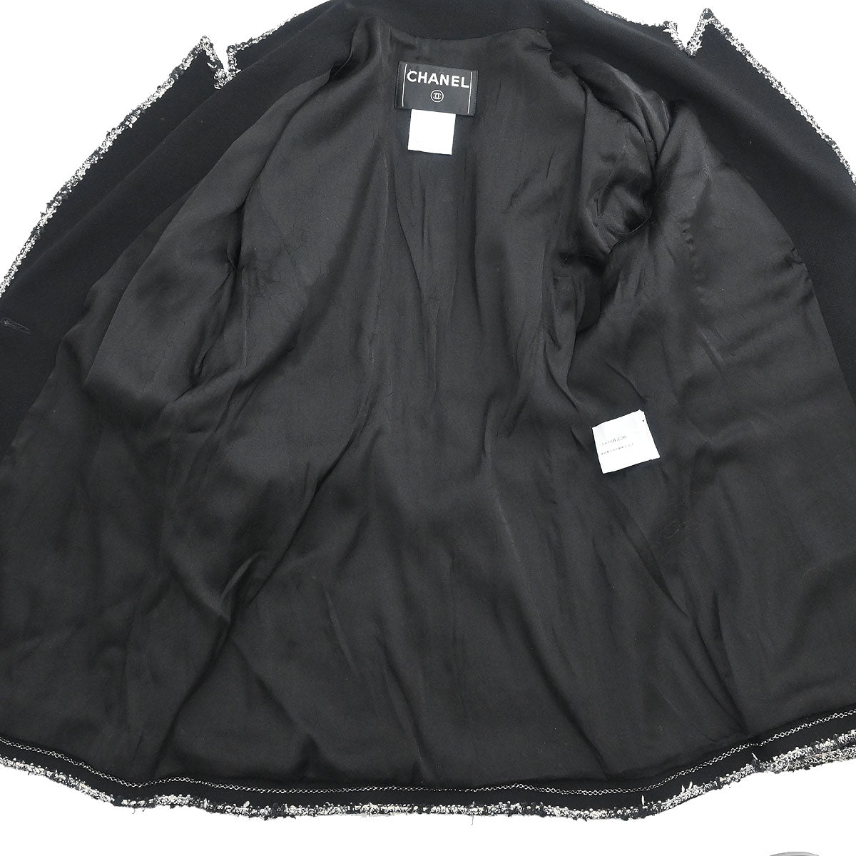Chanel 2005 Emblem Single Breasted Jacket Black #42