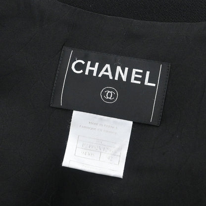 Chanel 2005 Emblem Single Breasted Jacket Black #42
