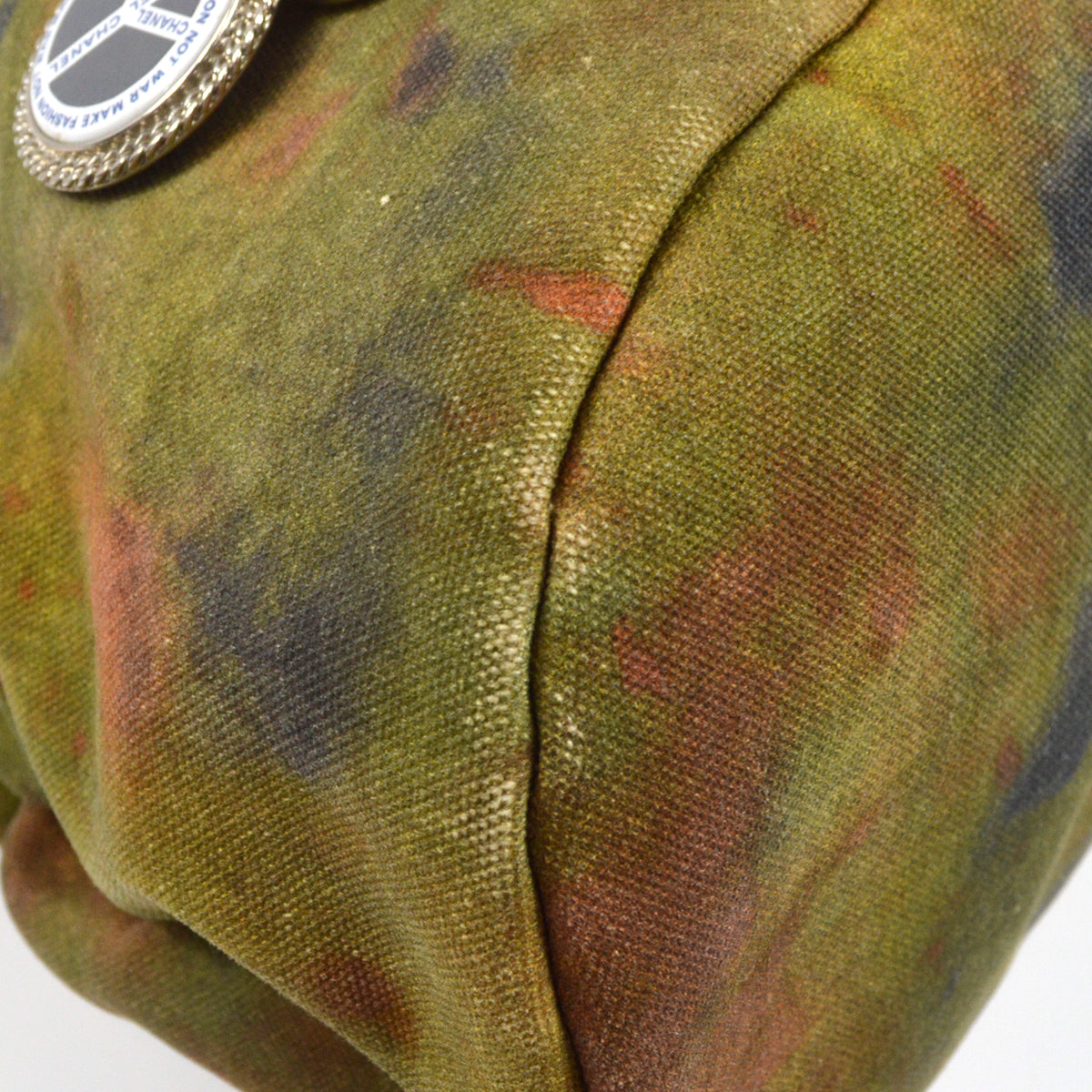 Chanel 2015-2016 Khaki Green Embroidered Handbag