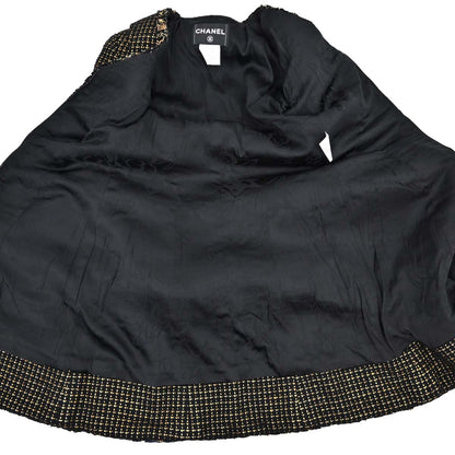 Chanel 2011 Tweed Coat Black Gold #36