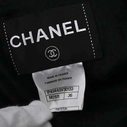 Chanel 2011 Tweed Coat Black Gold #36