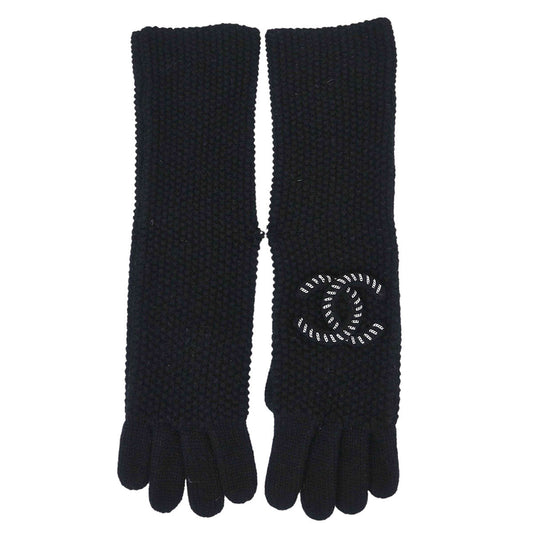 Chanel Gloves Black Small Good