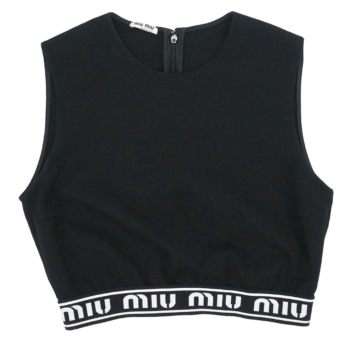 Miu Miu 2018 Sleeveless Tank Top Black #L