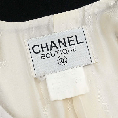 Chanel 1996 Single Breasted Jacket Ivory #42