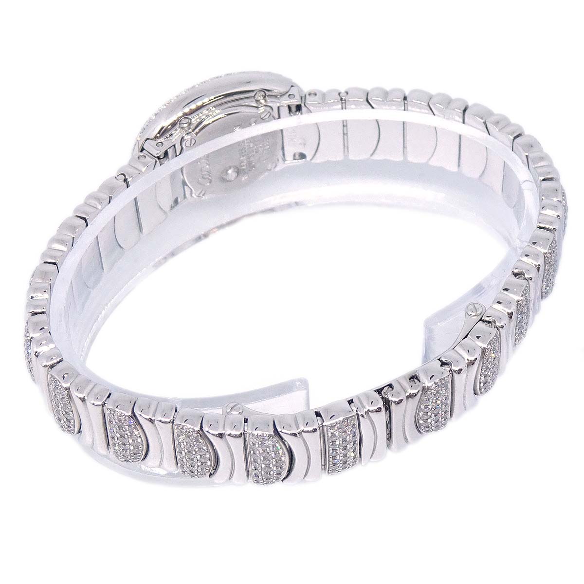 Cartier Mini Baignoire Ref.2369 Quartz Watch 18KWG Diamond