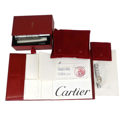 Cartier Mini Baignoire Ref.2369 Quartz Watch 18KWG Diamond