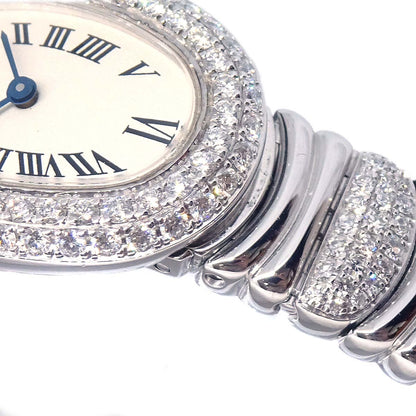 Cartier Mini Baignoire Ref.2369 Quartz Watch 18KWG Diamond