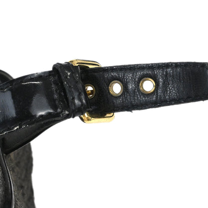 Louis Vuitton * Black Monogram Denim Sandals Shoes