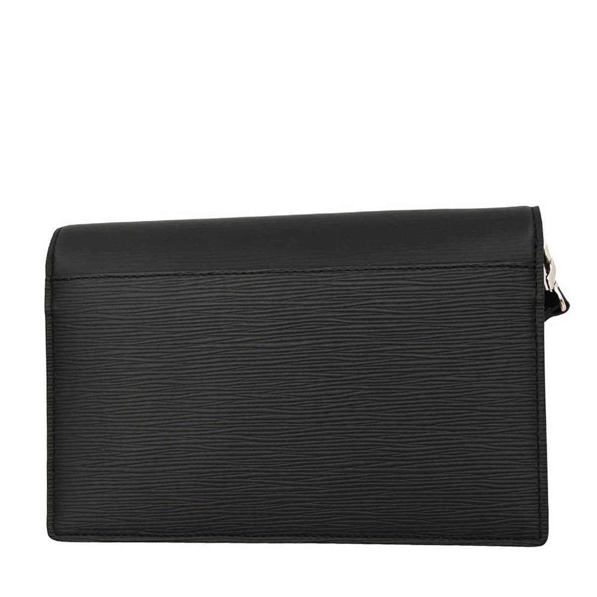 Louis Vuitton 2017 Black Epi Pochette Thames Clutch Bag M42742