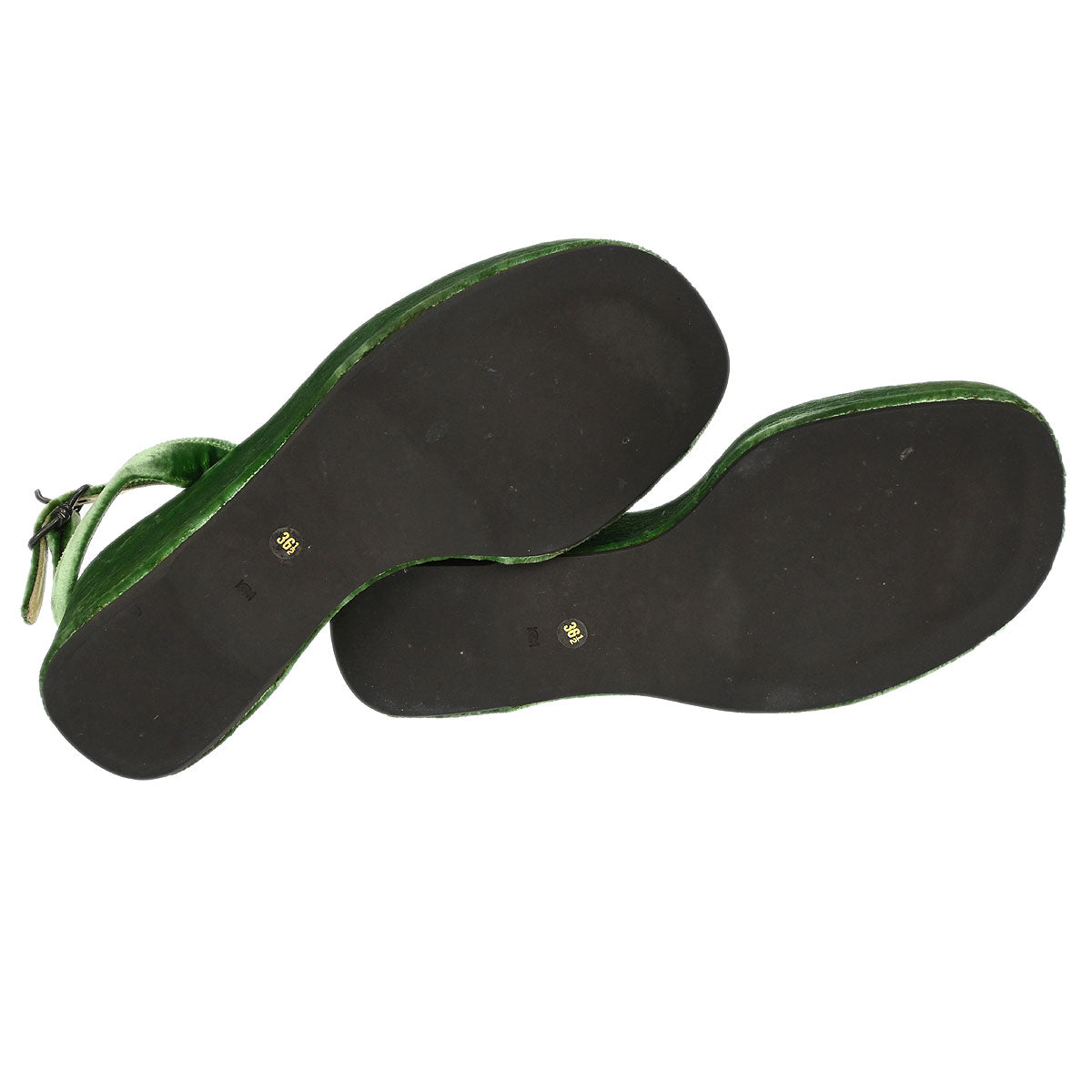 Prada * Velvet Sandals Shoes #36 1/2