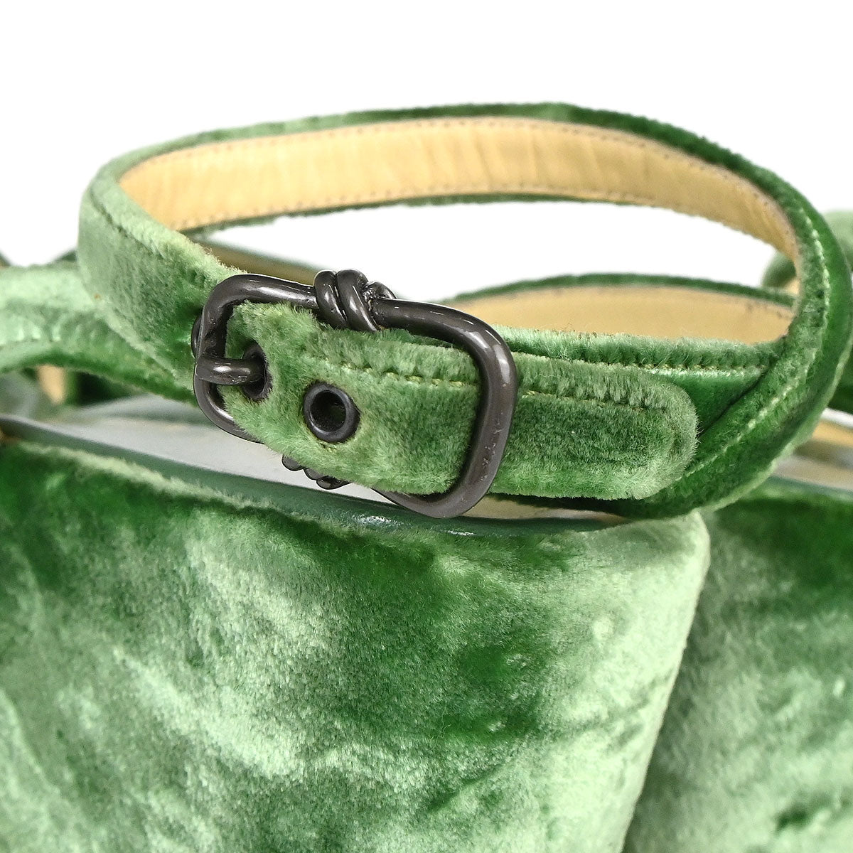 Prada * Velvet Sandals Shoes #36 1/2