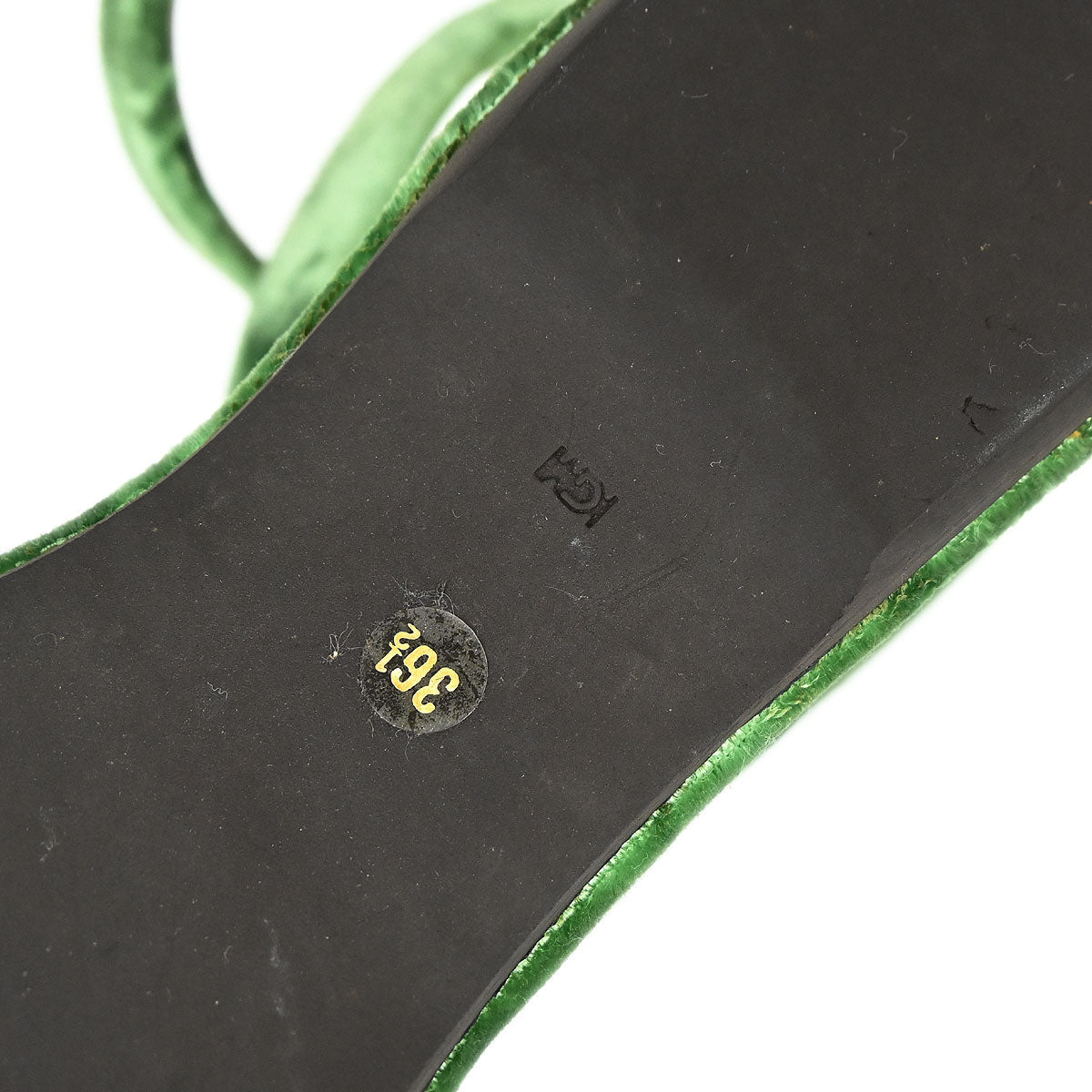 Prada * Velvet Sandals Shoes #36 1/2
