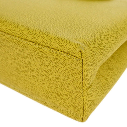 Chanel Yellow Caviar Skin Handbag