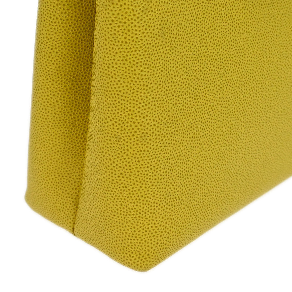 Chanel Yellow Caviar Skin Handbag