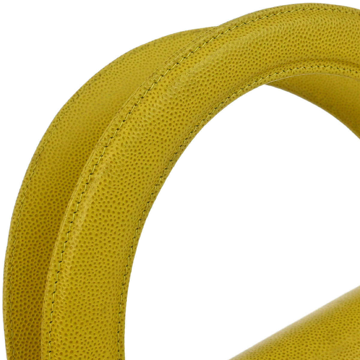 Chanel Yellow Caviar Skin Handbag