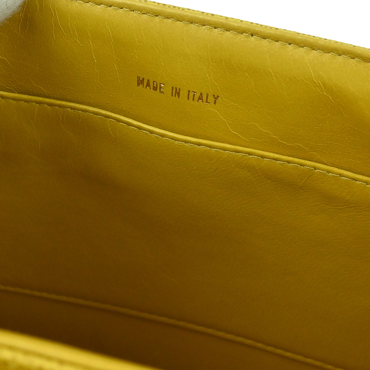 Chanel Yellow Caviar Skin Handbag