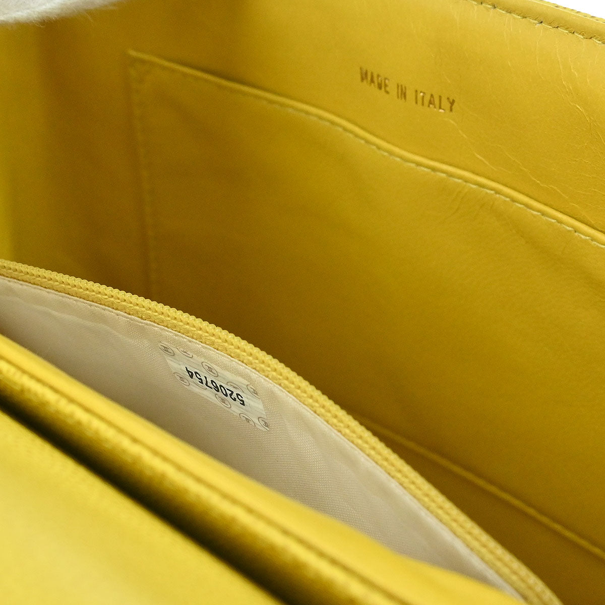 Chanel Yellow Caviar Skin Handbag