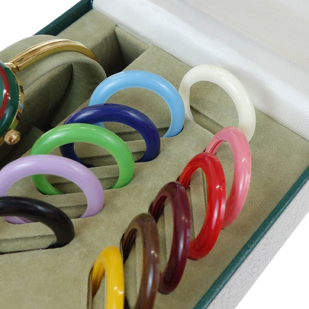 Gucci 11/12.2 Change Bezel Chameleon Quartz Watch SS