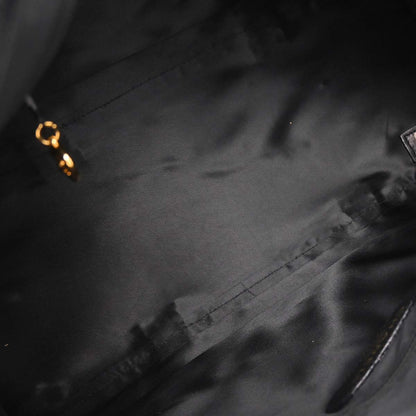 Chanel Black Caviar Skin 2way Shoulder Duffle Handbag