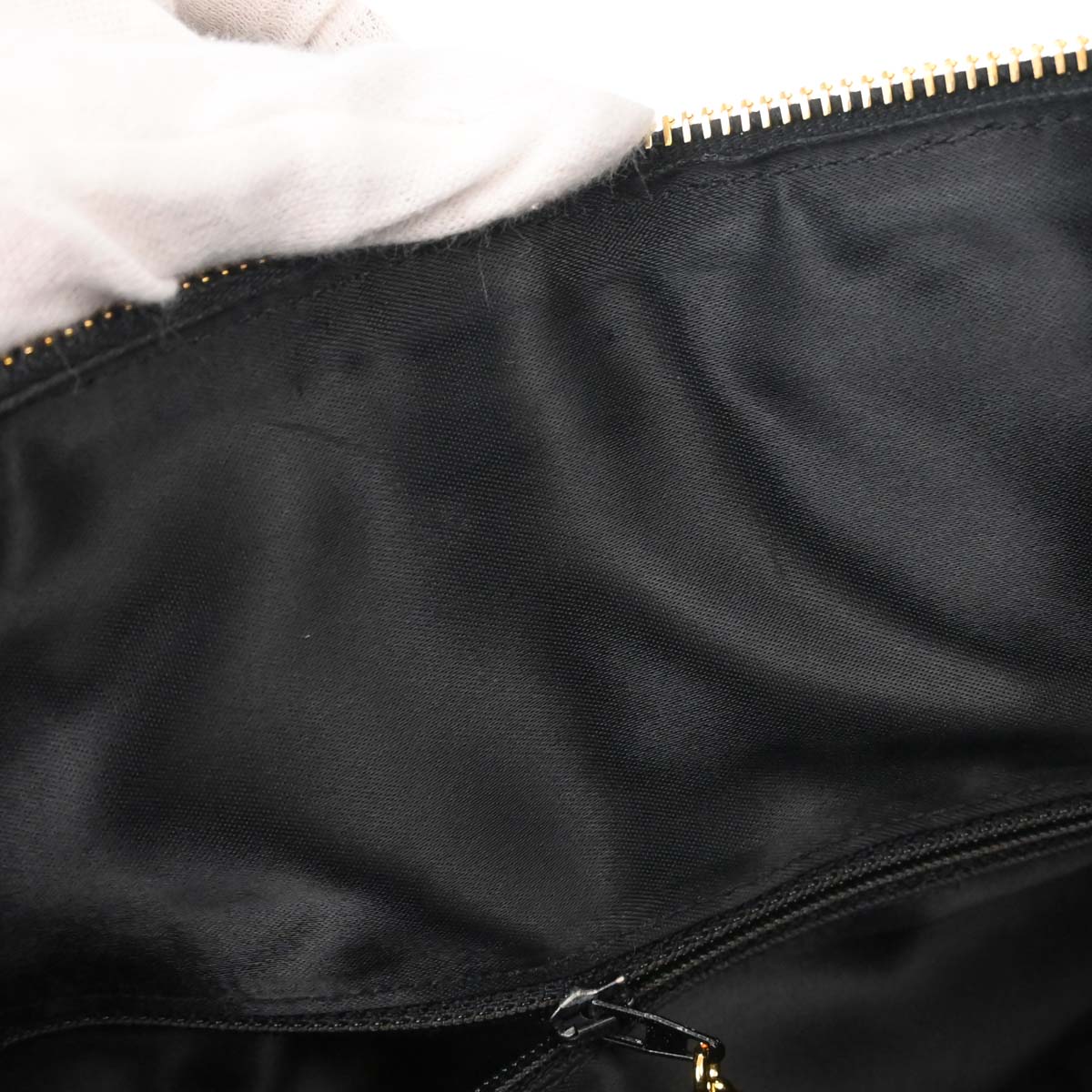 Chanel Black Caviar Skin 2way Shoulder Duffle Handbag