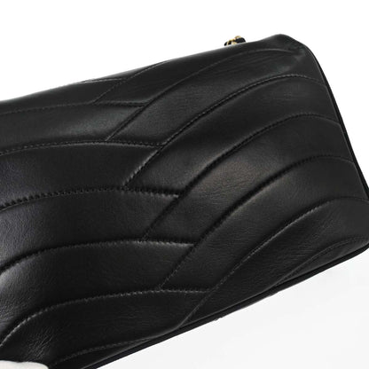Chanel Black Lambskin Medium Pagoda Flap Shoulder Bag