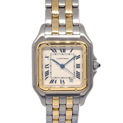 Cartier Panthere MM 2-Row Ref.183949 Quartz Watch 18KYG SS