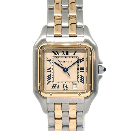 Cartier Panthere MM 2-Row Ref.183949 Quartz Watch 18KYG SS