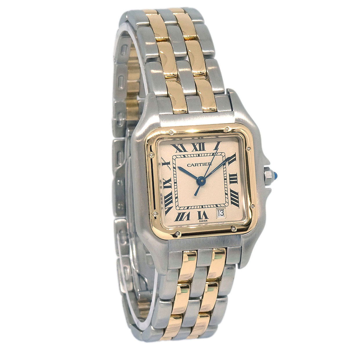 Cartier Panthere MM 2-Row Ref.183949 Quartz Watch 18KYG SS