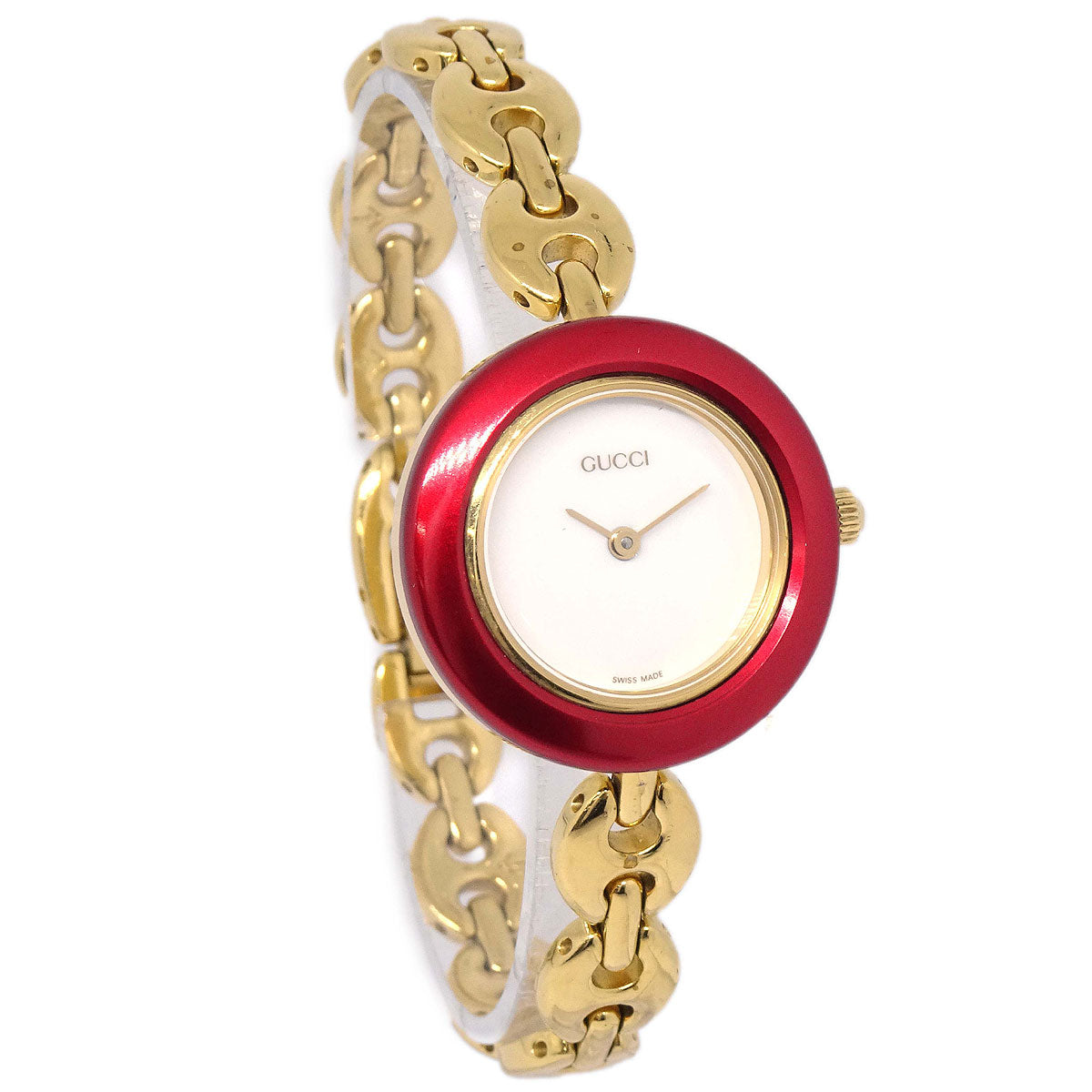 Gucci 11/12.2 Change Bezel Chameleon Quartz Watch SS