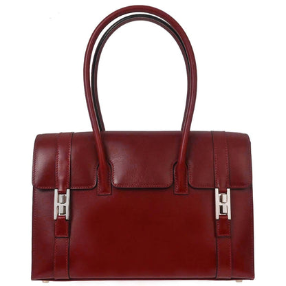 Hermes Rouge H Box Calf Drag 2 27 Handbag □F