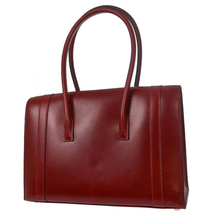 Hermes Rouge H Box Calf Drag 2 27 Handbag □F