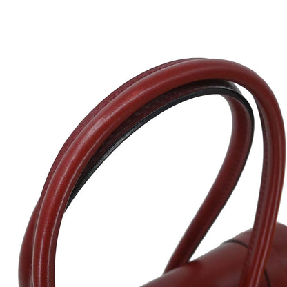 Hermes Rouge H Box Calf Drag 2 27 Handbag □F
