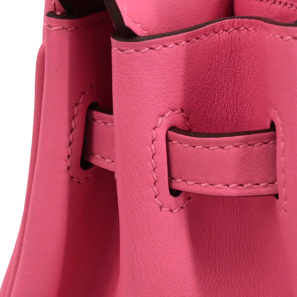 Hermes Rose Azalee Swift Birkin 25 Handbag