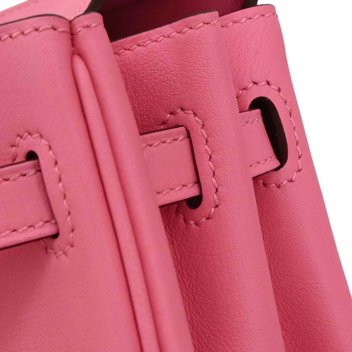 Hermes Rose Azalee Swift Birkin 25 Handbag