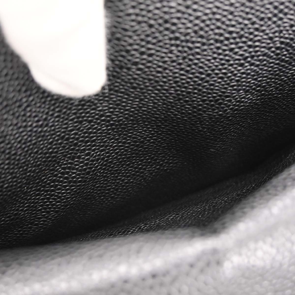 Chanel Black Caviar Skin Medium Classic Double Flap Shoulder Bag