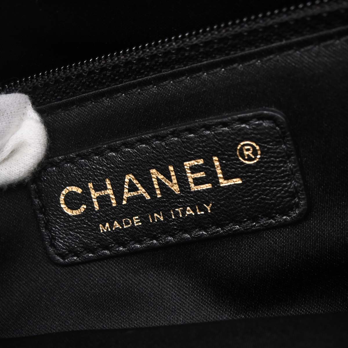 Chanel Black Caviar Skin Grand Shopping Tote GST Chain Handbag
