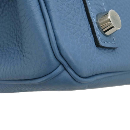 Hermes Azur Togo Birkin 25 Handbag