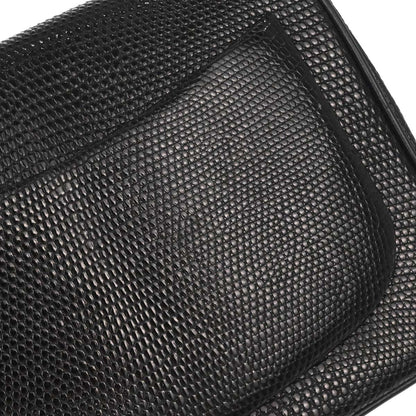 Chanel * Black Lizard Mini Classic Square Flap Bag 17