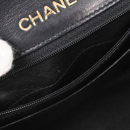 Chanel * Black Lizard Mini Classic Square Flap Bag 17