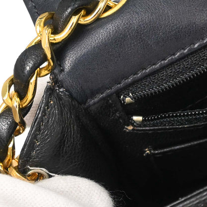 Chanel * Black Lizard Mini Classic Square Flap Bag 17