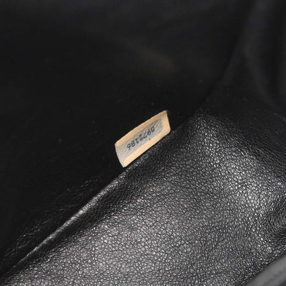 Chanel * Black Lizard Mini Classic Square Flap Bag 17