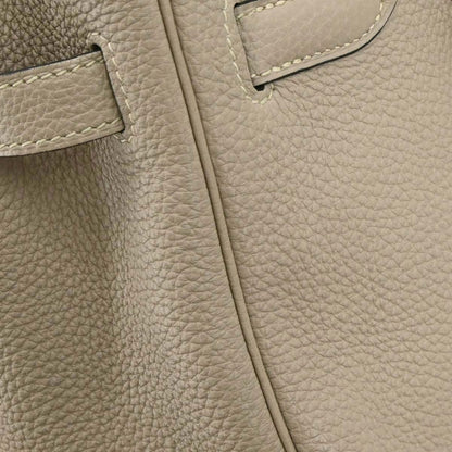 Hermes Tourterelle Gray Togo Birkin 30 Handbag