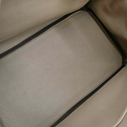 Hermes Tourterelle Gray Togo Birkin 30 Handbag