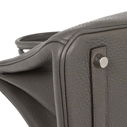 Hermes Etain Togo Birkin 30 Handbag