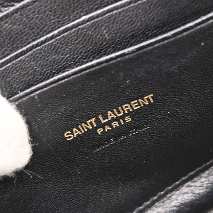 Saint Laurent Beige Leather Lou Crossbody Bag