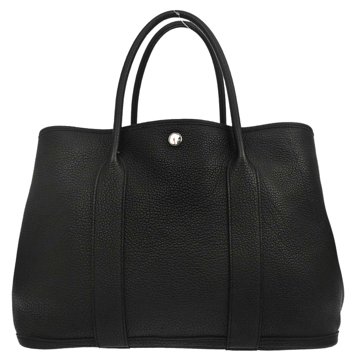 Hermes Black Negonda Garden Party 36 PM Tote Handbag