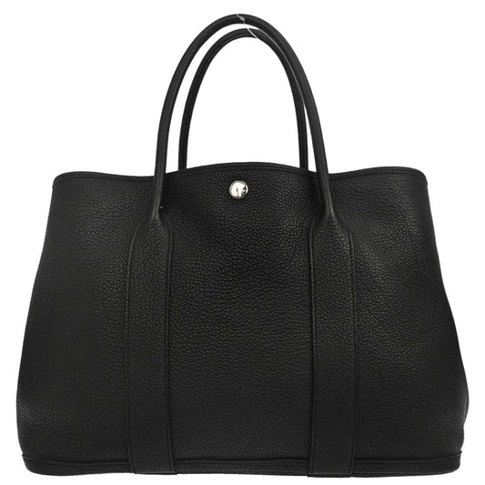 Hermes Black Negonda Garden Party 36 PM Tote Handbag