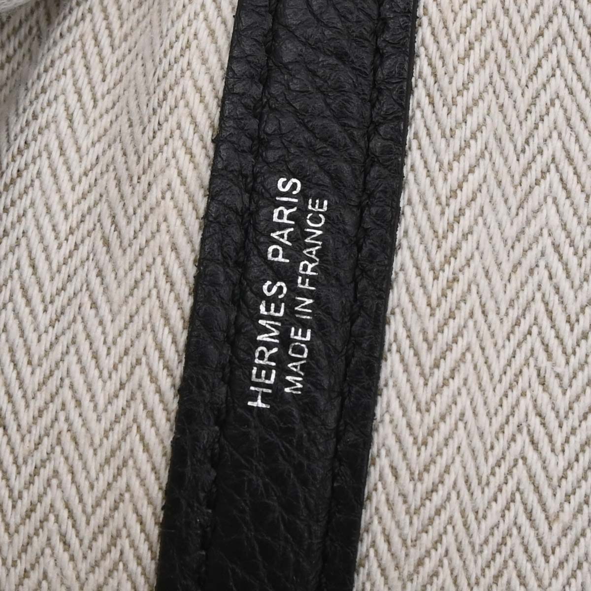 Hermes Black Negonda Garden Party 36 PM Tote Handbag